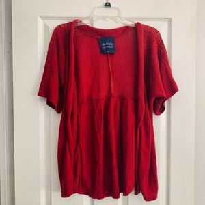 Red A-Line Cardigan (Nordstrom)